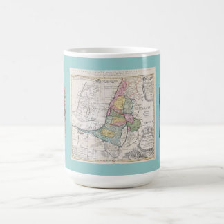 Vieille carte de tasse de mosaïque de l'Israël et