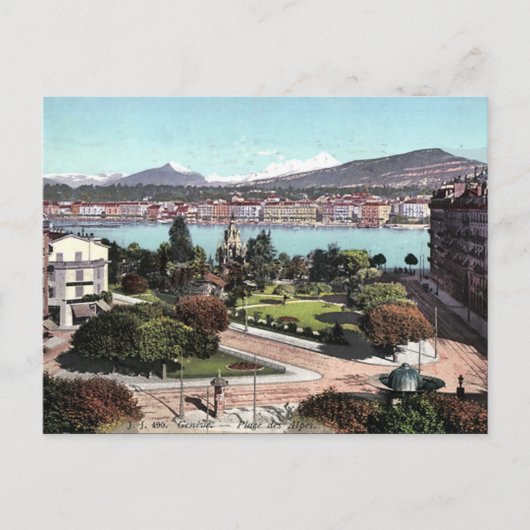 Vieille carte postale - Genève, Suisse (Devant)