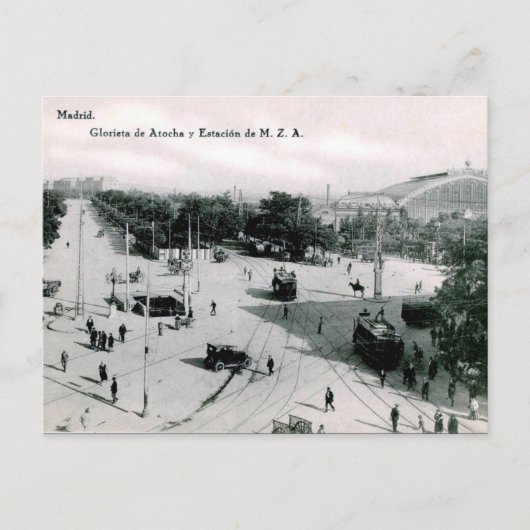 Vieille carte postale - Madrid, Espagne (Devant)