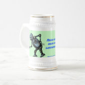 Vieille conception drôle de tasse de bière de (Devant gauche)