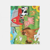 Vieille couverture de flanelle de la ferme de (Devant)