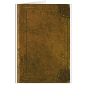 vieille couverture de livre en cuir