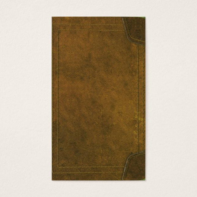 vieille couverture de livre en cuir (Devant)