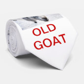 Vieille cravate de chèvre - cravate blanche (Roulé)