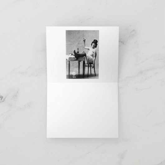 VIEILLE CROISSANCE carte pour notes DÉGRADÉE (Intérieur)