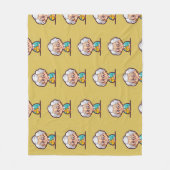 Vieille dame avec couverture de poulet (Devant)