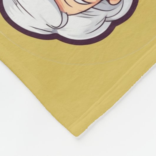 Vieille dame avec couverture de poulet (Coin)