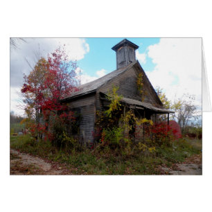 Vieille école en automne