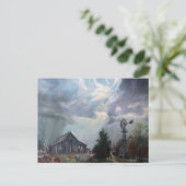 Vieille Grange Dans Une Carte De Voeux Texas Thund (Debout devant)