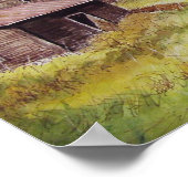 Vieille Grange et Ferme - affiche (Coin)