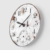 Vieille horloge murale de montre de poche (Angle)