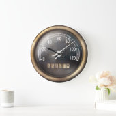 Vieille horloge murale de tachymètre (Maison)