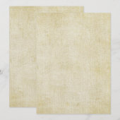 Vieille invitation de papier vintage d'arrière - (Devant / Derrière)