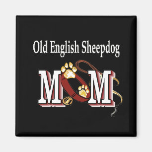 vieille mère anglaise SHEEPDOG Magnet