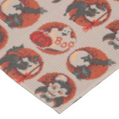 Vieille nappe de point de croix de Faux de (Angle)