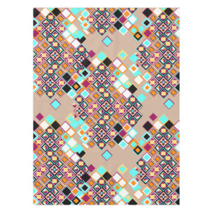 Vieille nappe quarte (de tuiles espagnoles) par
