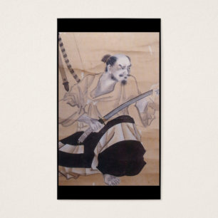 Vieille peinture samouraï japonaise