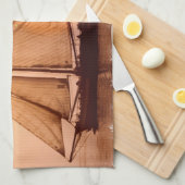 Vieille serviette de cuisine de bateaux de (Quart Plié)