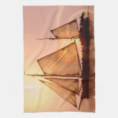 Vieille serviette de cuisine de bateaux de (Vertical)