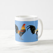 Vieille tasse anglaise de volaille de jeu d'Oxford (Devant droit)