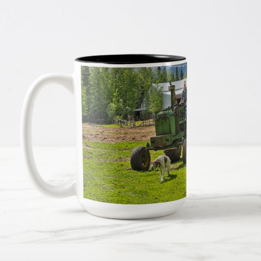 Vieille tasse d'agriculteur (Gauche)