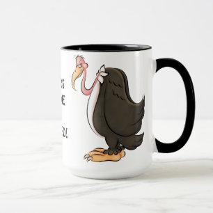 Vieille tasse de café de Buzzard