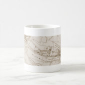 Vieille tasse de carte de Tamworth (Centre)