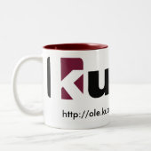 VIEILLE tasse de Kuali avec l'URL (Gauche)