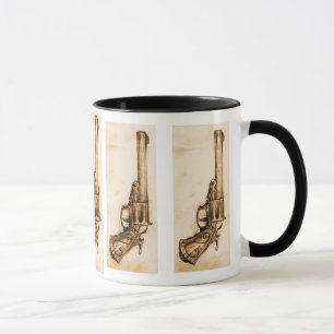 Vieille tasse de revolver