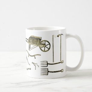 Vieille tasse d'outils