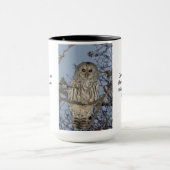 Vieille tasse sage de hibou - moins il a parlé la (Centre)