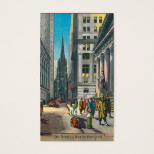 Vieille trinité et Wall Street, New York