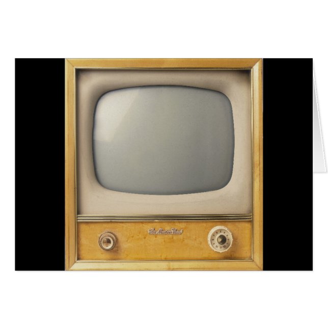 Vieille TV (Devant horizontal)