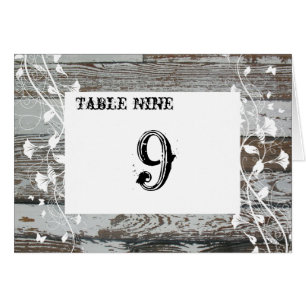 Vieilles cartes en bois de nombre de Tableau