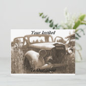 Vieilles invitations de voiture pour le Car Show (Debout devant)