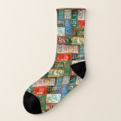 vieilles plaques d'immatriculation rouillées (Gauche - extérieur)