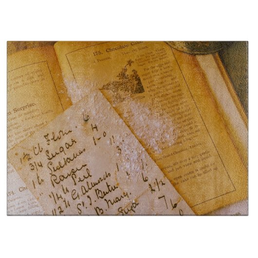 Vieilles recettes en planche à découper (Devant)