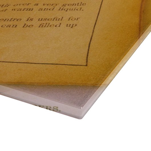 Vieilles recettes en planche à découper (Coin)