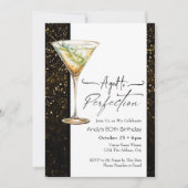 Vieilli à Perfection 80e anniversaire Invitation (Devant)