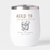 Vieilli à Perfection Cocktail Whiskey fête d'anniv (Avant)