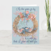 Vieillir avec toi - Carte de vœux
