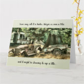 Vieillir - Carte d'anniversaire (Fleur jaune)