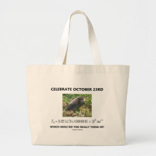 Viel 23 oktober waar Mole echt aan denkt? Grote Tote Bag