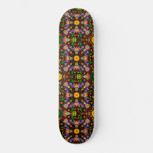 Viel de Dag van de doden in Mexicaanse stijl Skateboard