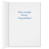 Viel! Gefeliciteerd met New Baby Boy (Binnen (Rechts))