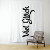 Viel Glück | Good Luck German Language Wandkleed (In situ)