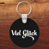 Viel Glück | Veel succes in het Duits Sleutelhanger (Voorkant)