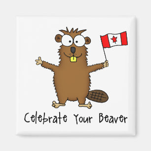 Viel je Beaver Magnet Magneet