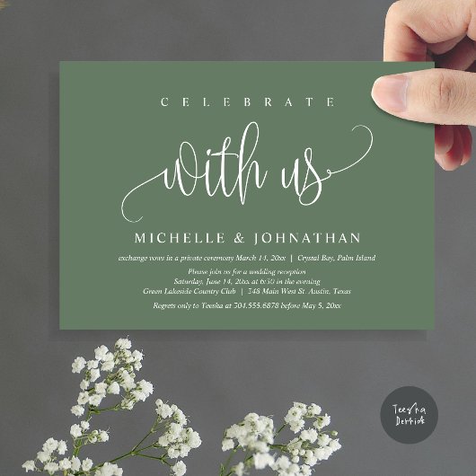 Viel met ons, weddenschapsuitdaging kaart