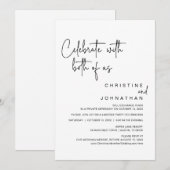 Viel samen met ons beiden, Wedding Elopement Party Kaart (Voorkant / Achterkant)